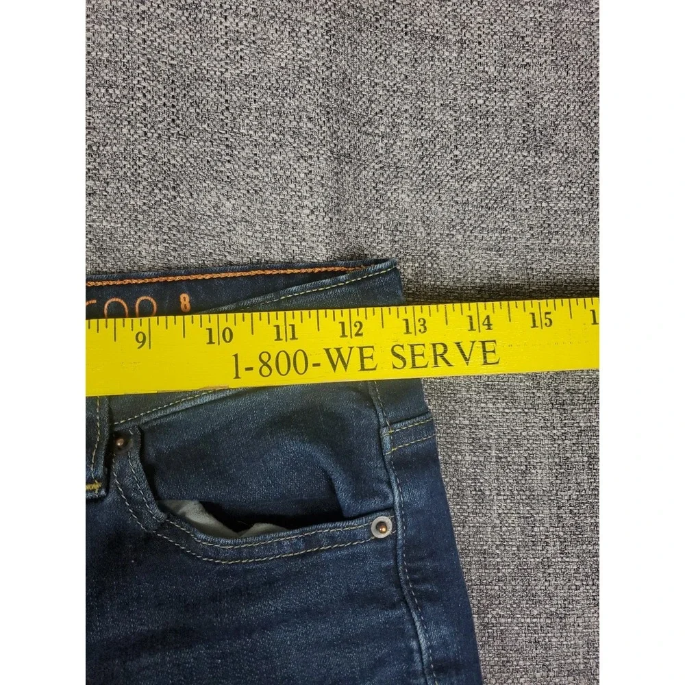 Size 8 Urban Pipeline Max Wear Relaxed Straight Leg Dark Wash Denim Jeans Boy's